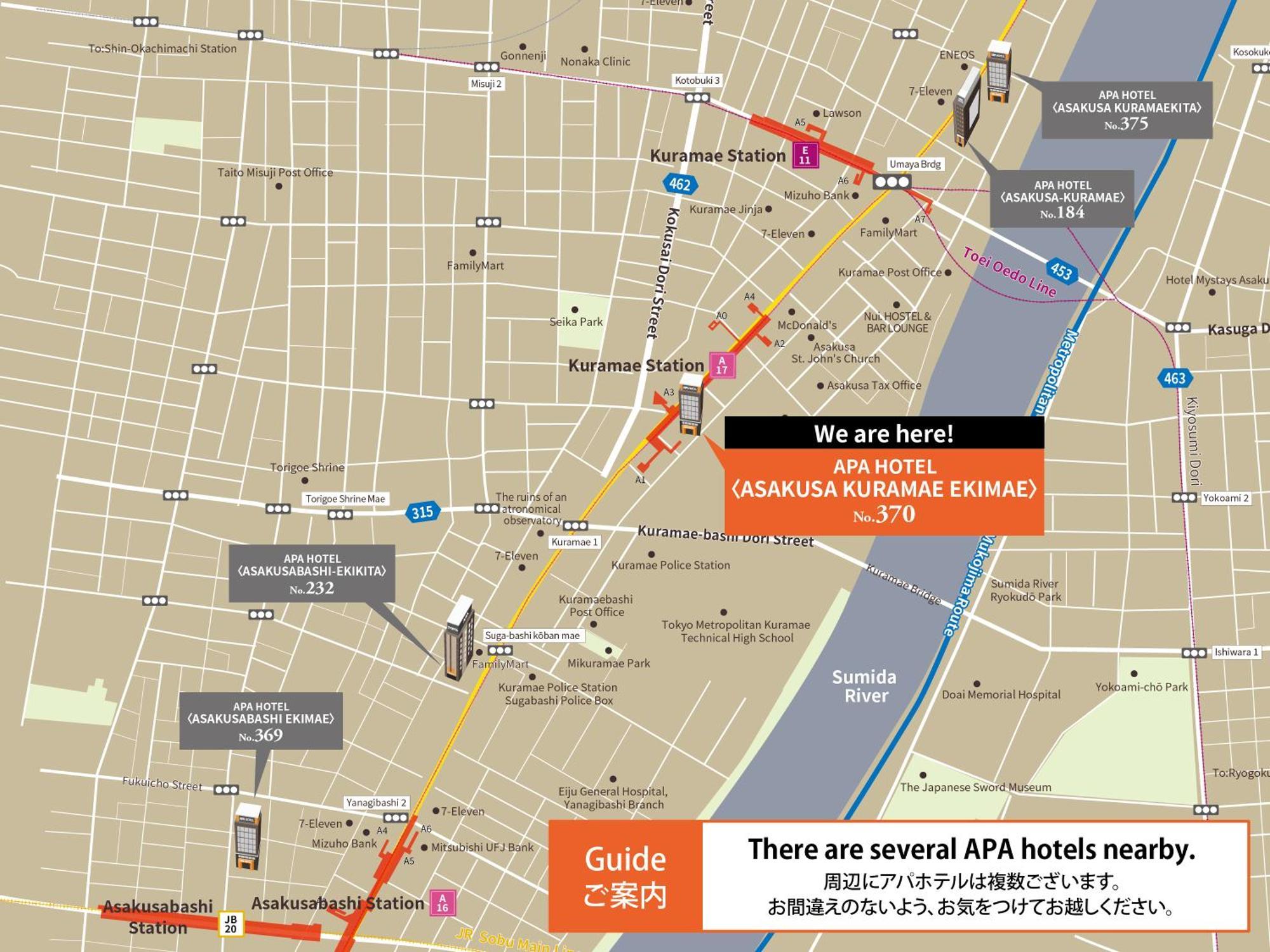 Apa Hotel Asakusa Kuramae Ekimae Tokyo Eksteriør bilde